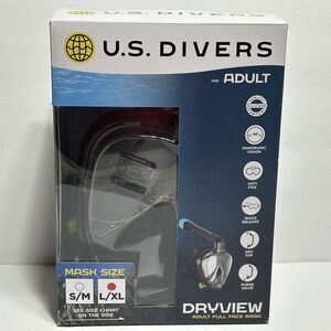 U.S. Divers Adult Dryview Full Face Mask Size L/XL